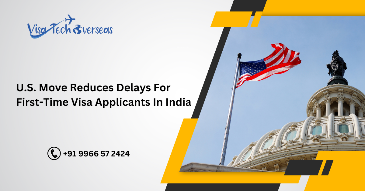 Read more about the article U.S. Move Reduces Delays For First-Time Visa Applicants In India